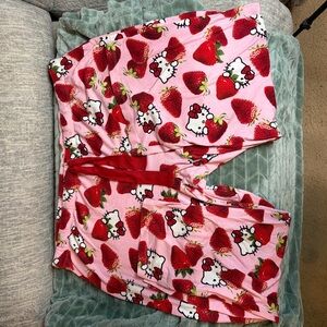 Hello Kitty Pink Strawberry Lounge Pants